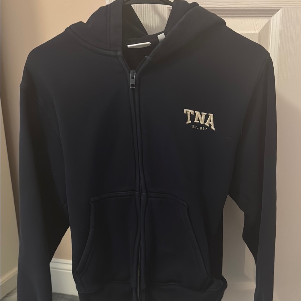 TNA Black Hoodie with Logo
